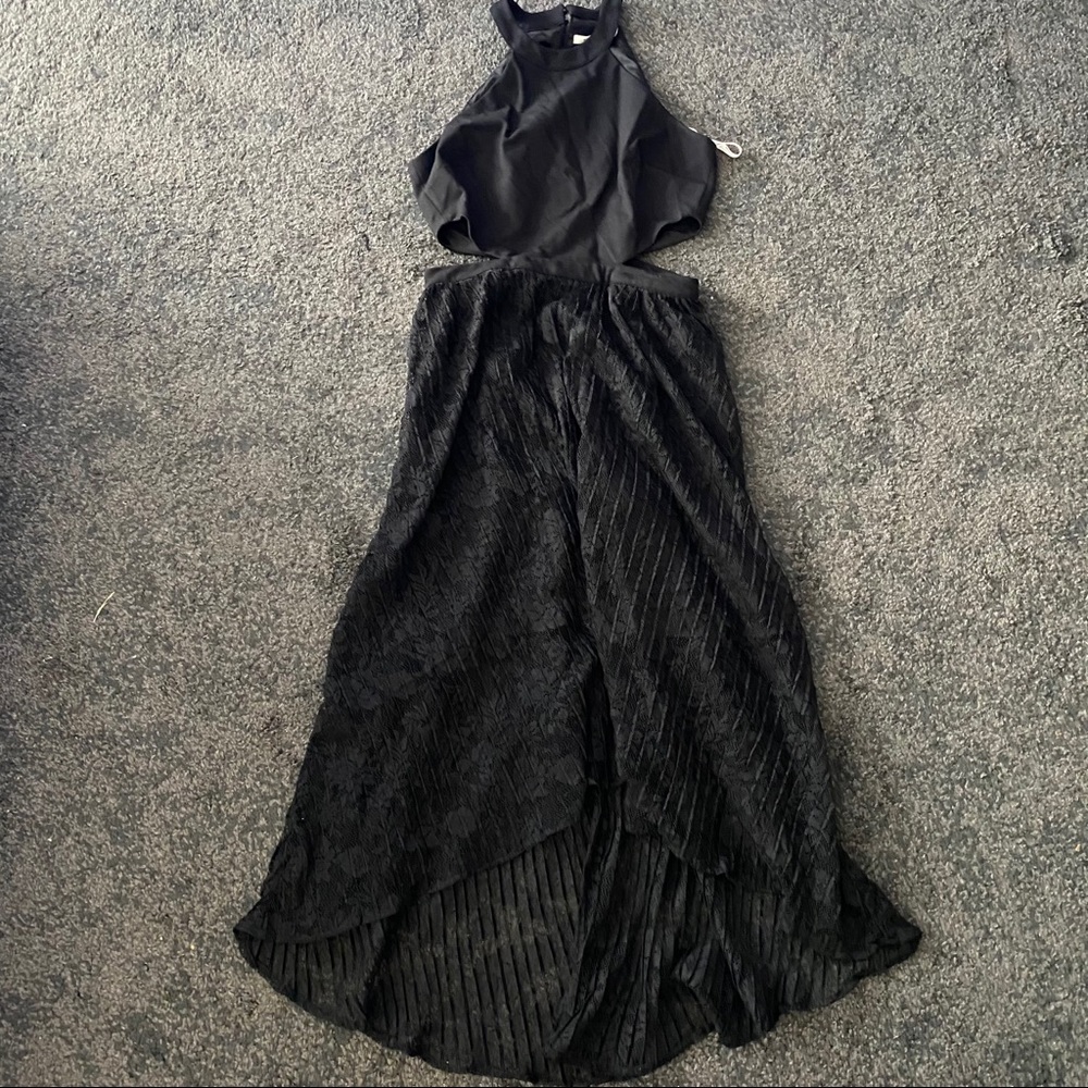 avec les filles black hi low lace dress - Picture 3 of 5